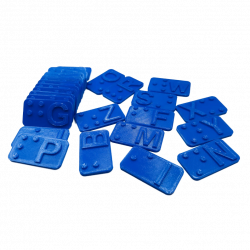 English Braille Alphabet Tiles