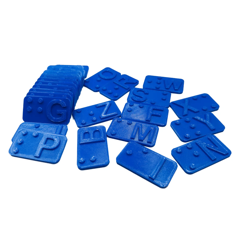 English Braille Alphabet Tiles