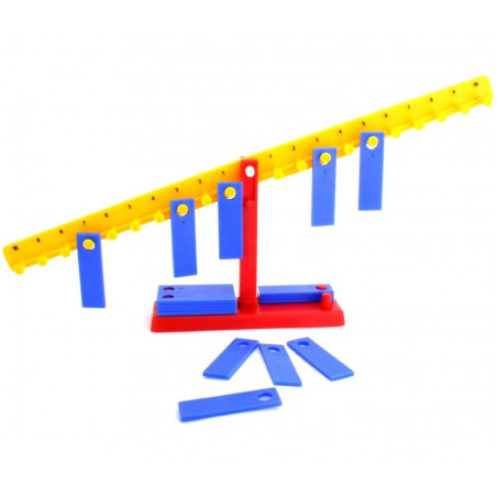 Balance élève de 33 cm avec 20 poids de 10 g