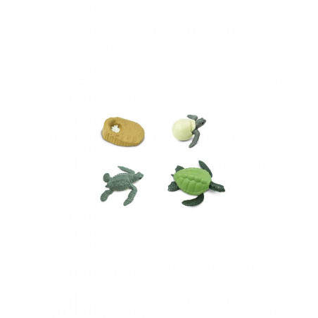 Figurines cycle de vie de la tortue de mer