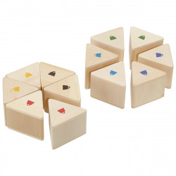 Prisme en bois / poids