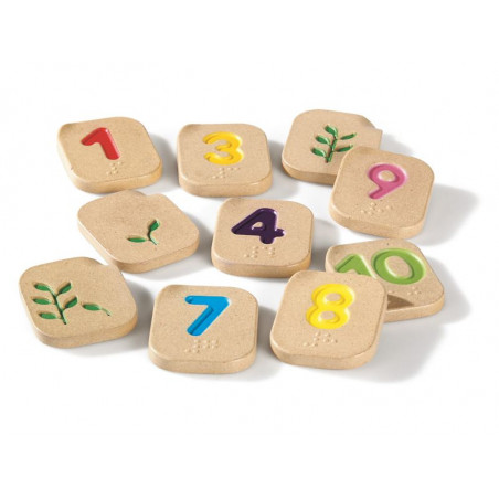 Chiffres Braille 1-10