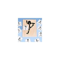 Homme en bois articulé