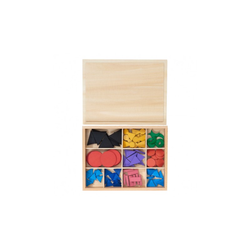 Symboles grammaticaux Montessori avec boîte de rangement