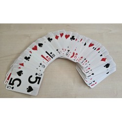 Jeu de carte carte adapté