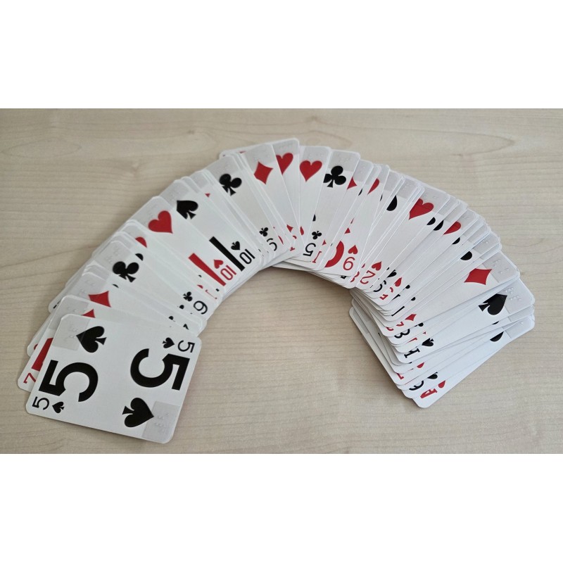 Jeu de carte carte adapté