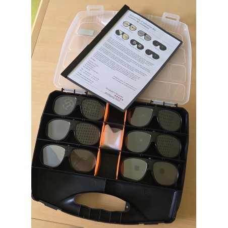 Lunettes de simulation de malvoyance